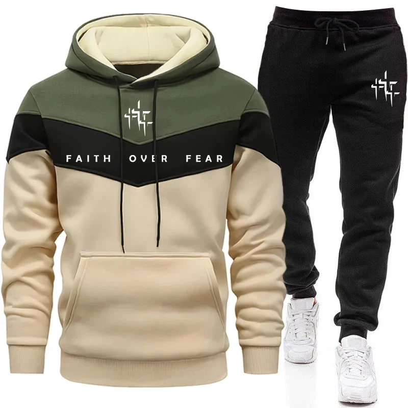 Men'S Fashion Designer - Tuta da Uomo 'Faith Over Fear'