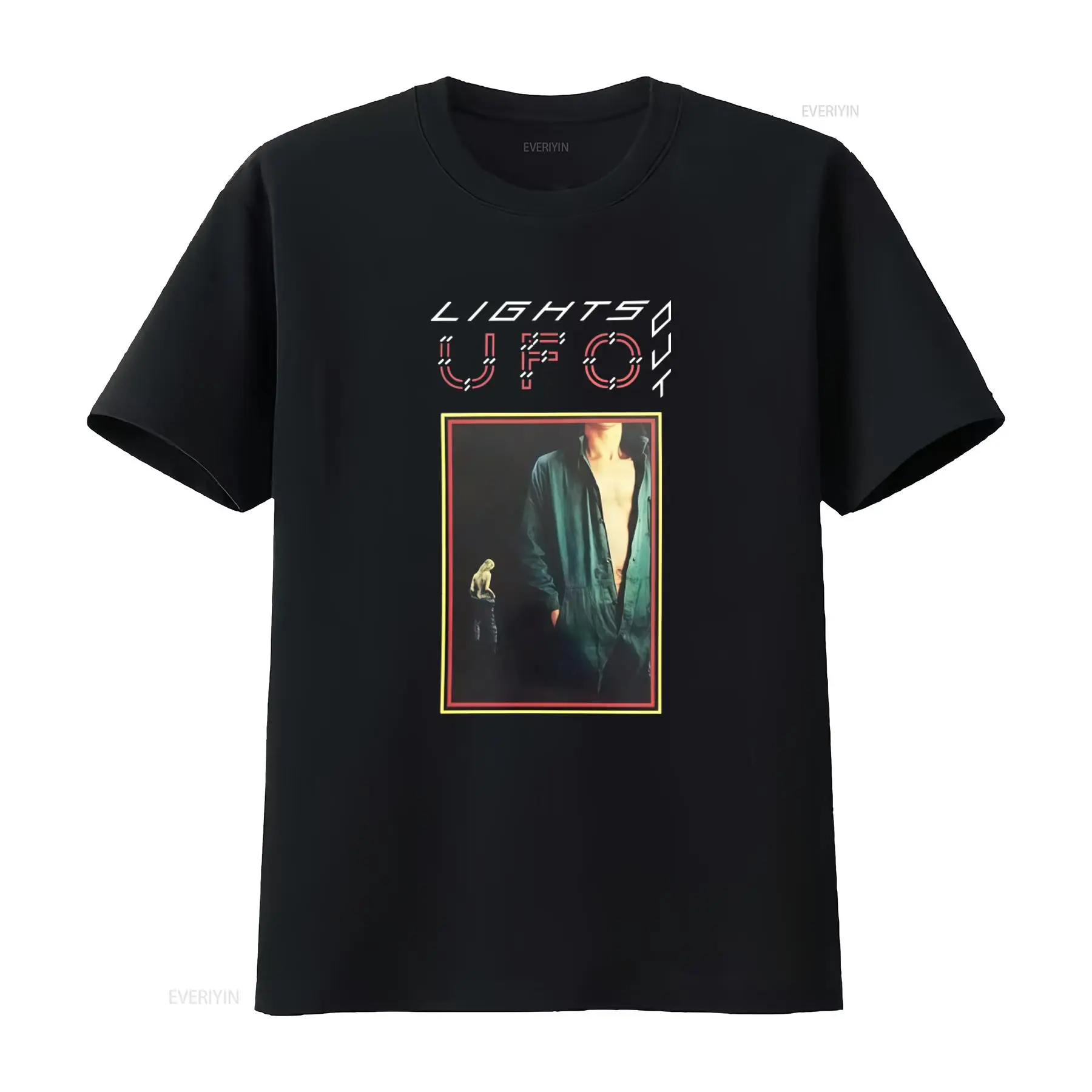 Poster Men Fashion - T-shirt con stampa poster UFO English
