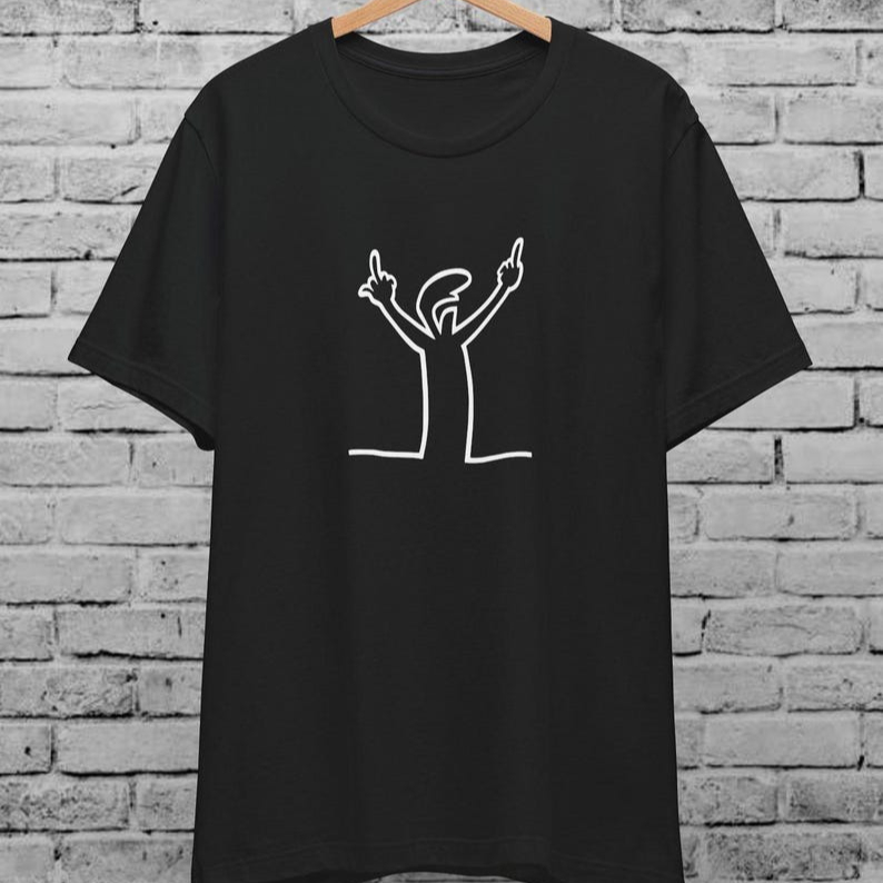 Men'S Fashion From The 80S - T-shirt unisex Angry La Linea per
