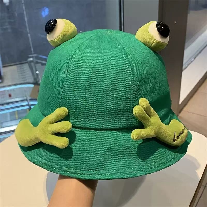 Mens Fashion Bucket Hat - Cappello da Pescatore Divertente con Occhi