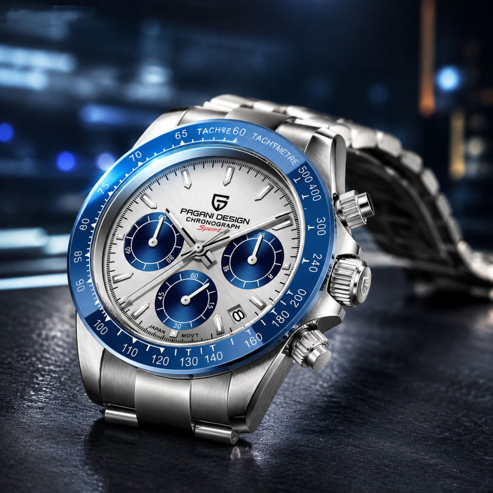 Mens Fashion Watch - PAGANI DESIGN Orologio da Uomo 40mm