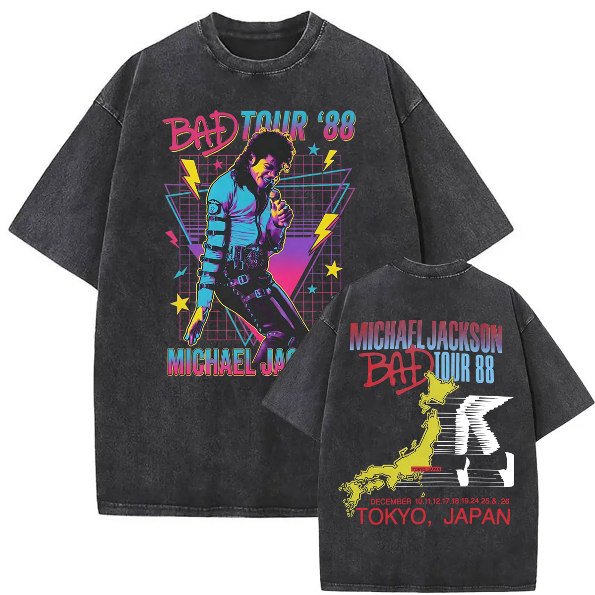 Men'S Fashion From The 80S - T-shirt Vintage Lavata King of Pop