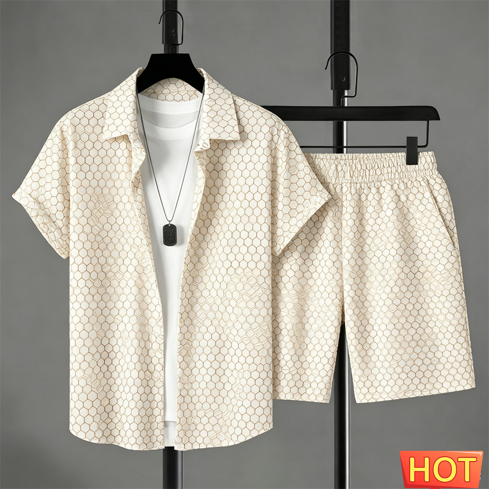 Men'S Fashion Designer - Completo Estivo da Uomo: Set Camicia