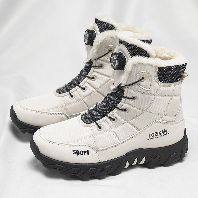 Mens Fashion Winter 2025 - Stivali da neve comodi ispessiti foderati