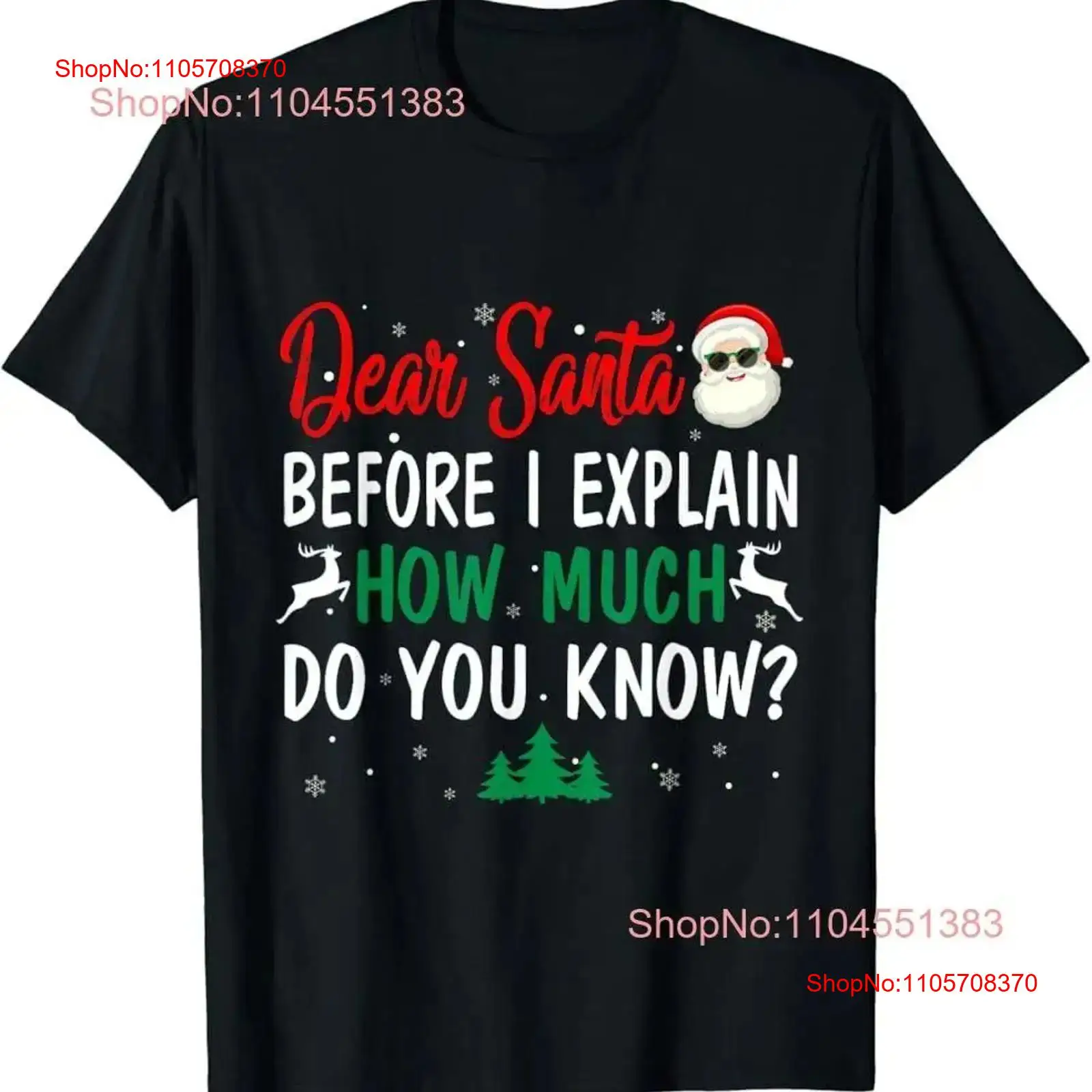 Men'S Fashion Explained - Divertente Pigiama Natalizio per Adulti, T-Shirt