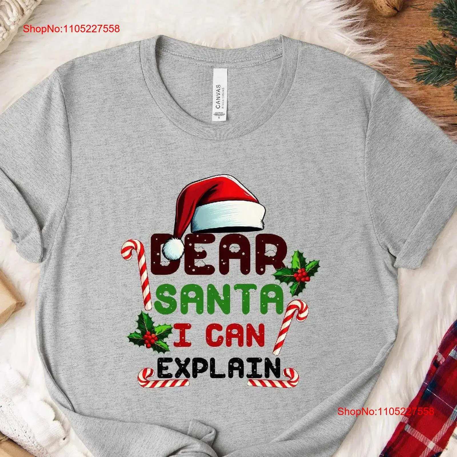 Men'S Fashion Explained - Maglietta 'Dear Santa I Can Explain'