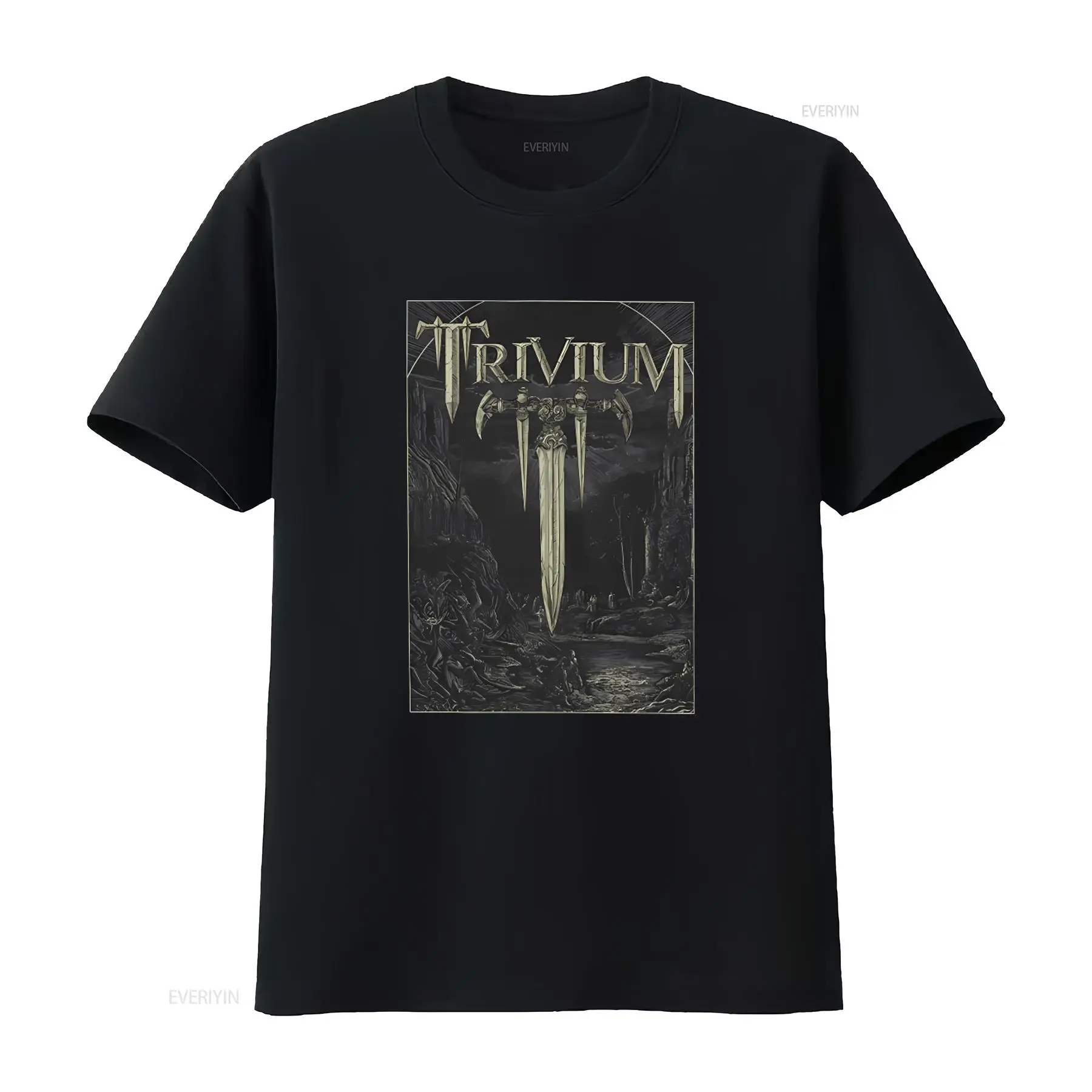 Men'S Fashion Xxl - Maglietta ufficiale Trivium Battle Metal Band