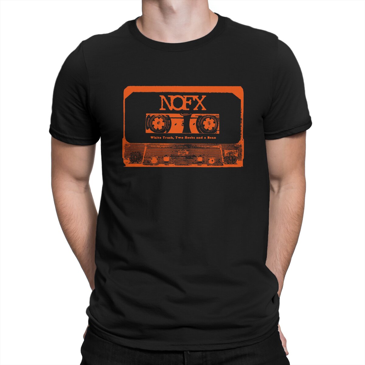 Men'S Fashion From The 80S - Nofx Cassette Tape TShirt da uomo