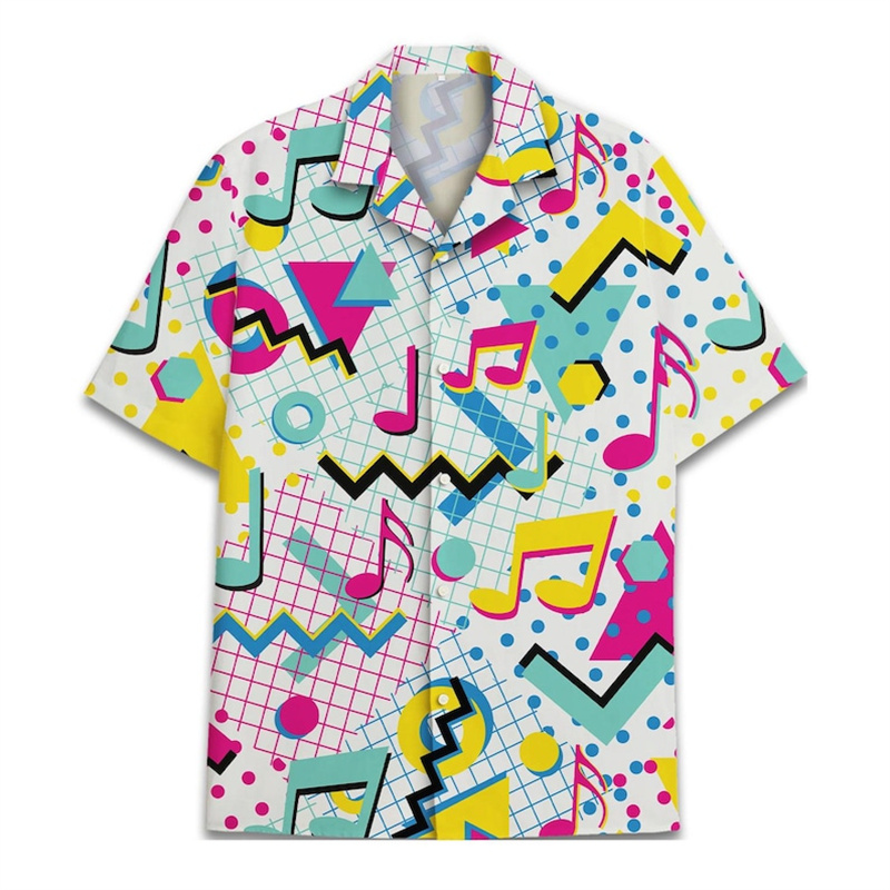 Men'S Fashion From The 80S - Camicia hawaiana con anatra di gomma