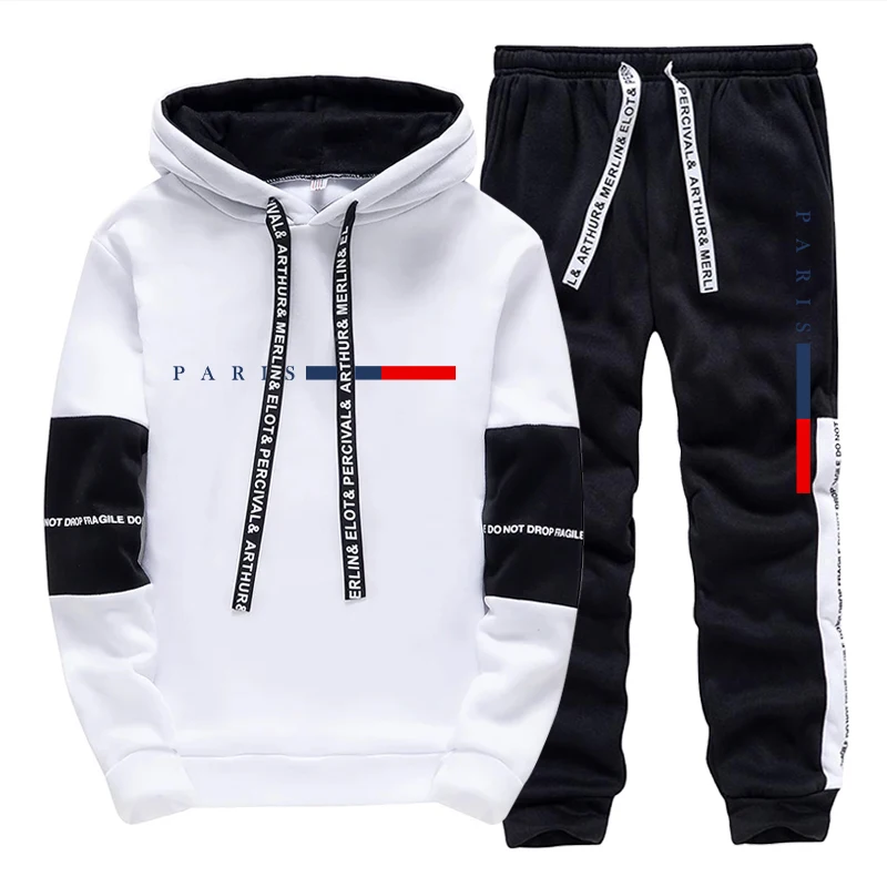 Men'S Fashion Designer - Set da Uomo/Felpa con Cappuccio/Pantaloni Moda