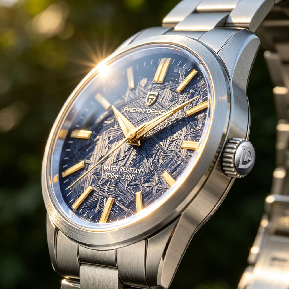 Mens Fashion Bracelet - PAGANI DESIGN Orologio da Uomo al