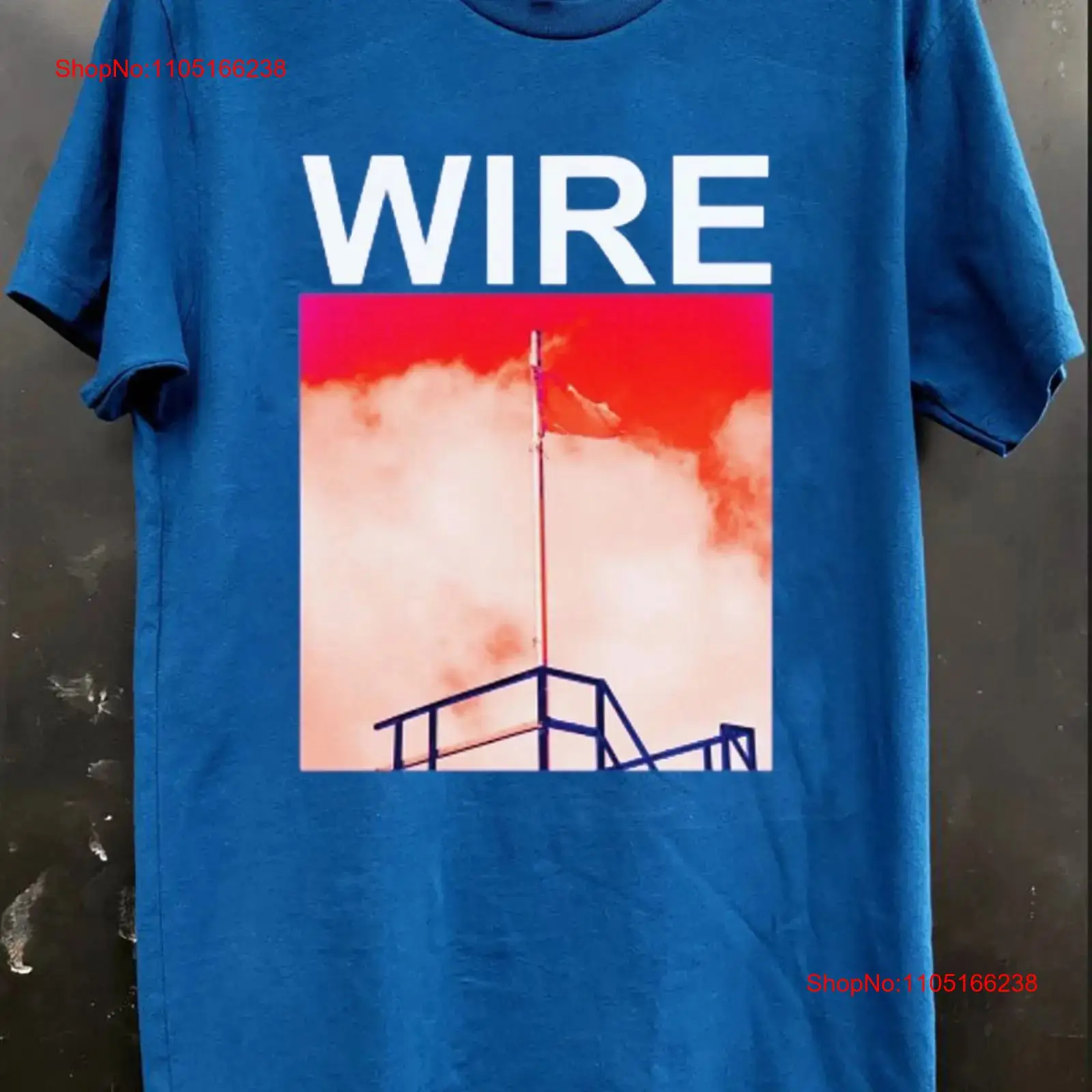 Poster Men Fashion - NUOVO Wire Band Poster Blu T-shirt
