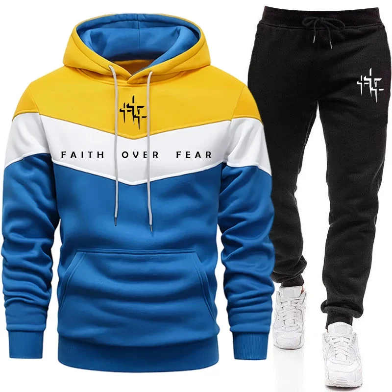 Tuta da Uomo 'Faith Over Fear' - Men'S Fashion Designer recensione e prezzo