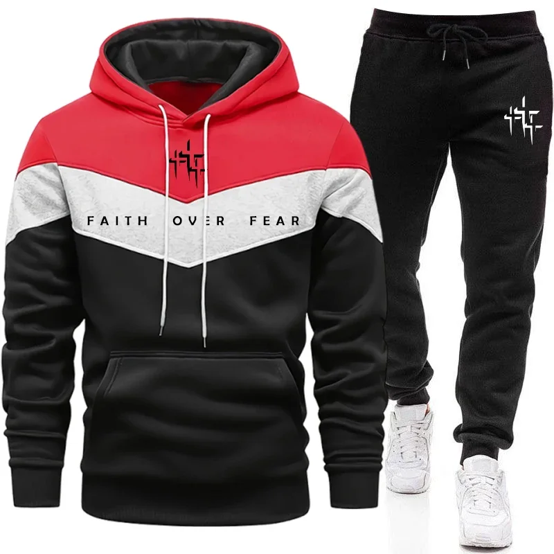 Tuta da Uomo 'Faith Over Fear' - Men'S Fashion Designer recensione e prezzo