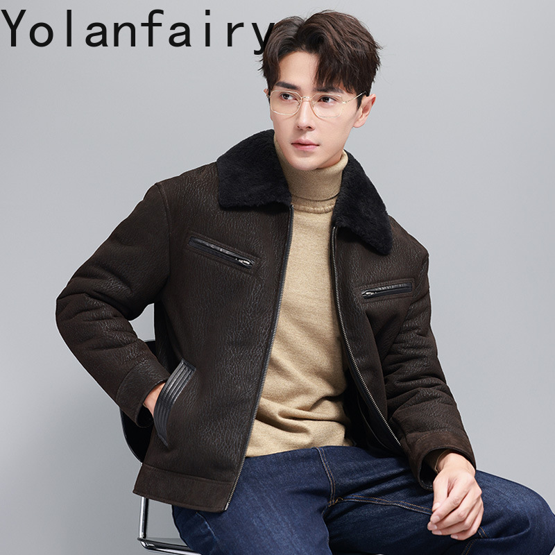 YOLANFAIRY Cappotto di pellicc - Men'S Fashion Leather Jacket recensione e prezzo
