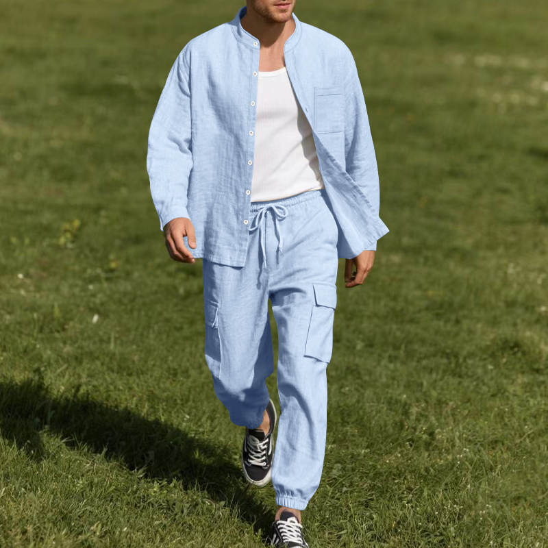 Completo da Uomo in Lino Trasp - Linen Shirt Summer recensione e prezzo