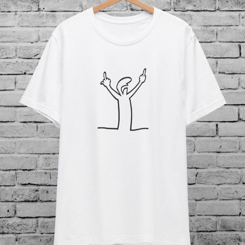 T-shirt unisex Angry La Linea  - Men'S Fashion From The 80S recensione e prezzo