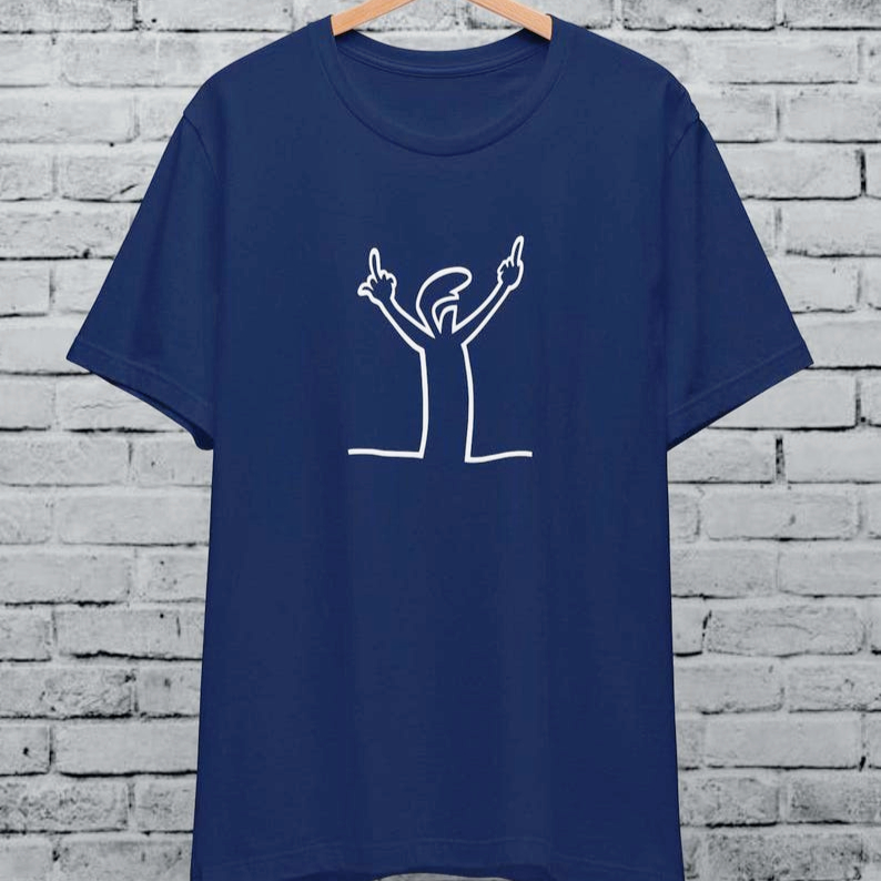 T-shirt unisex Angry La Linea  - Men'S Fashion From The 80S recensione e prezzo