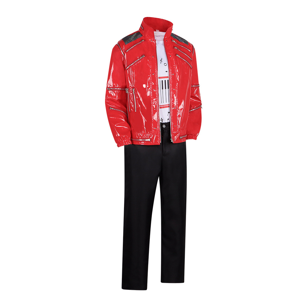 Giacca in Pelle Rossa da Uomo, - Men'S Fashion Leather Jacket recensione e prezzo