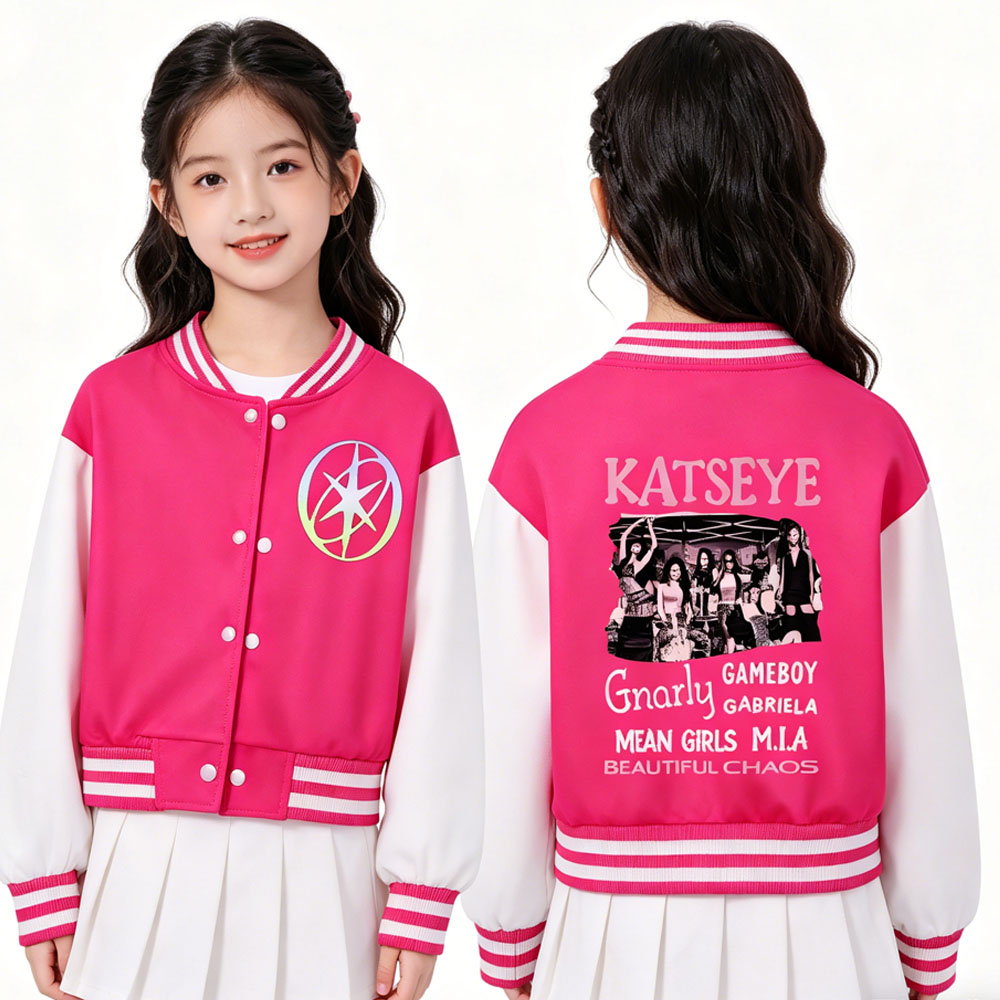 KATSEYE Giacca Corta da Baseba - Varsity Jacket Letterman recensione e prezzo