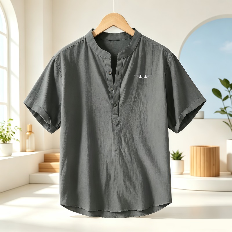 Camicia da uomo a maniche cort - Linen Shirt Summer recensione e prezzo