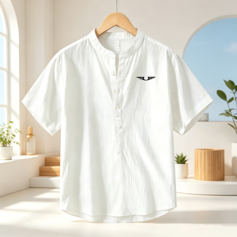 Camicia da uomo a maniche cort - Linen Shirt Summer recensione e prezzo