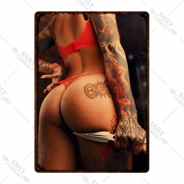 Hot Sexy Girl Targa in metallo - Poster Men Fashion recensione e prezzo