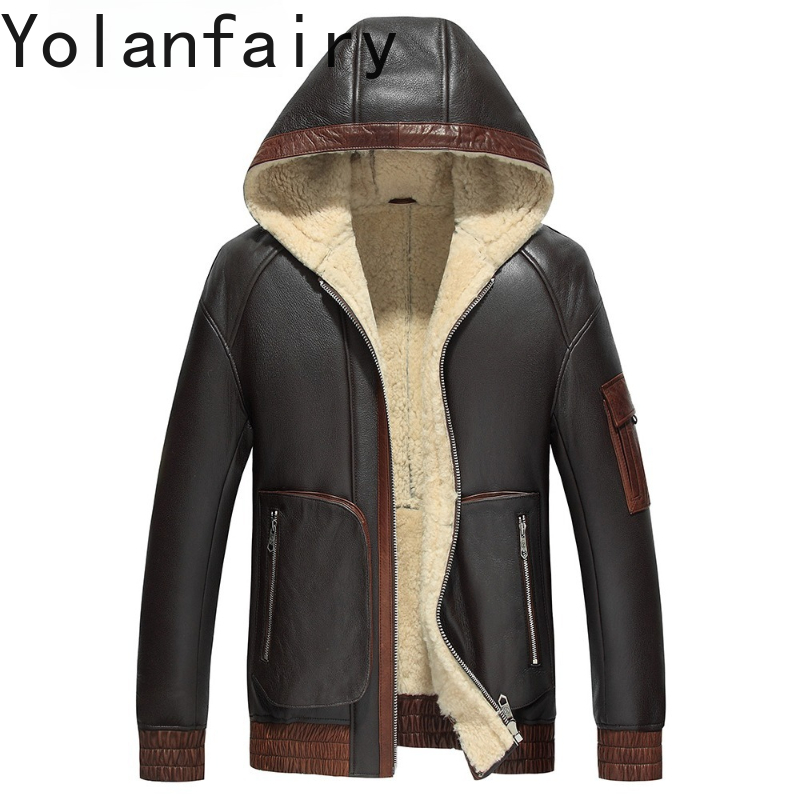 YOLANFAIRY Cappotto di pellicc - Men'S Fashion Leather Jacket recensione e prezzo