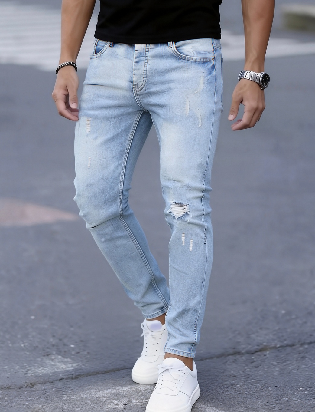 Jeans strappati slim fit da uo - Men'S Fashion Young Professional recensione e prezzo