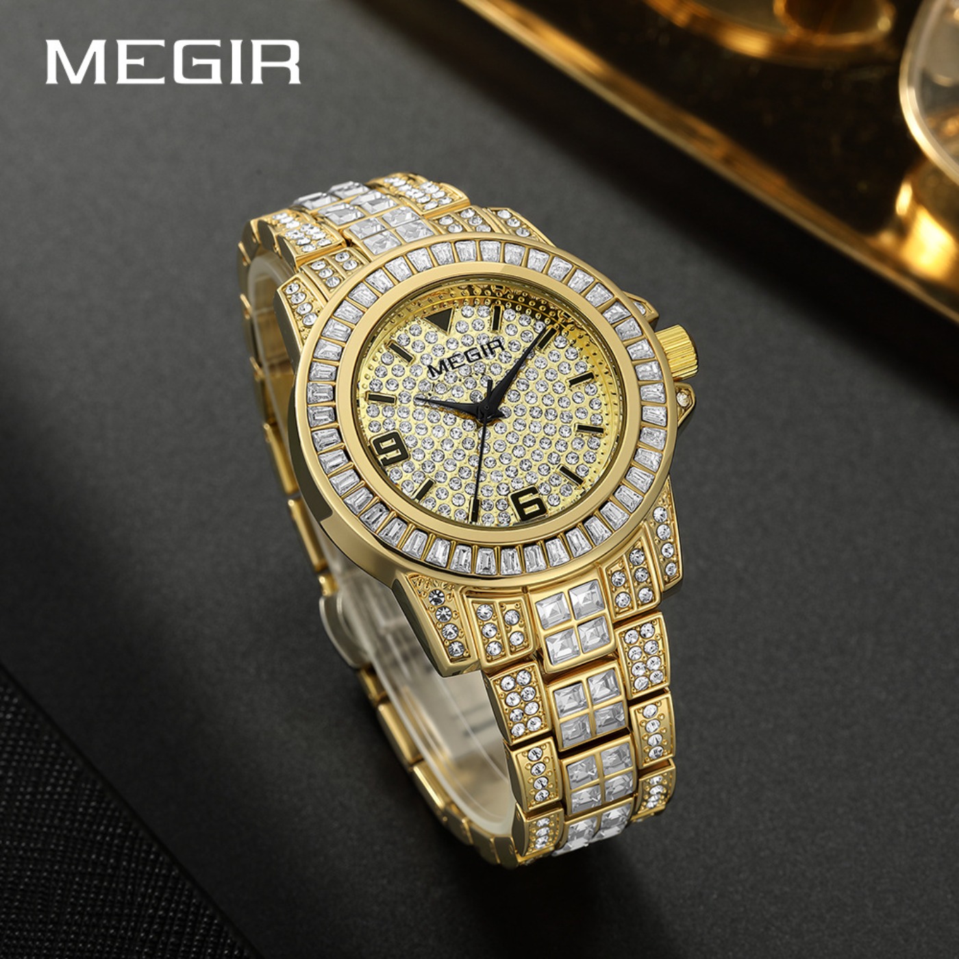 MEGIR Orologi di Lusso con Dia - Mens Fashion Bracelet recensione e prezzo
