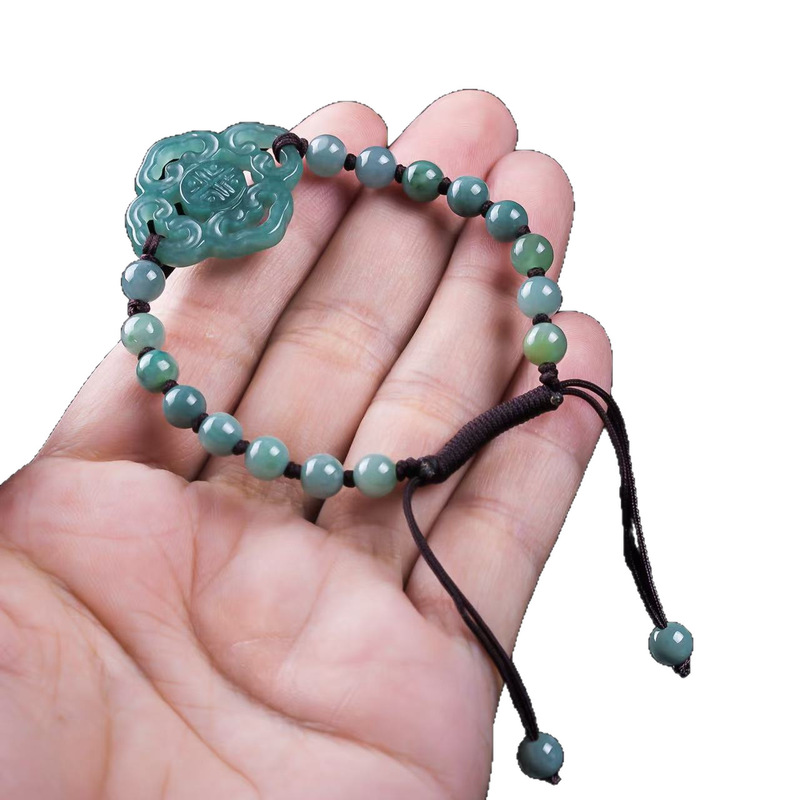 Bracciale in giadeite naturale - Mens Fashion Bracelet recensione e prezzo