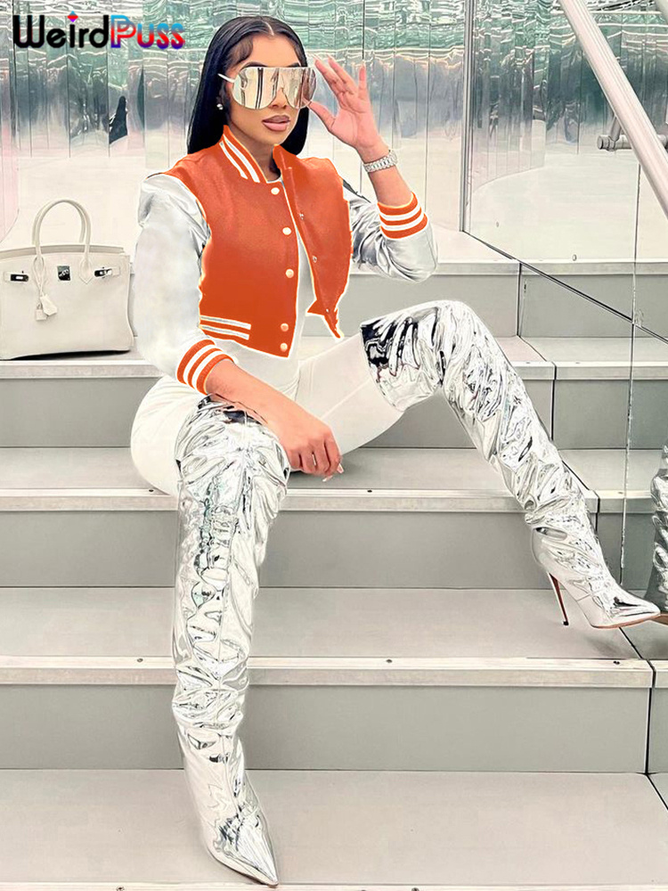 Weird Puss Fluffy Letter Giacc - Varsity Jacket Letterman recensione e prezzo