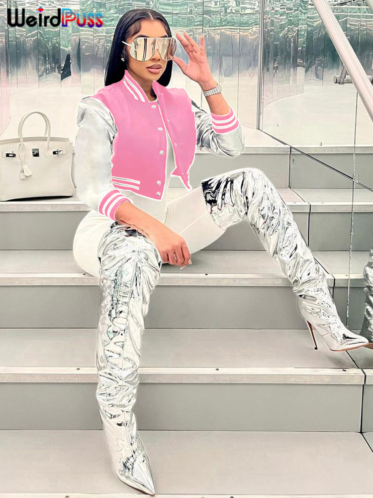 Weird Puss Fluffy Letter Giacc - Varsity Jacket Letterman recensione e prezzo