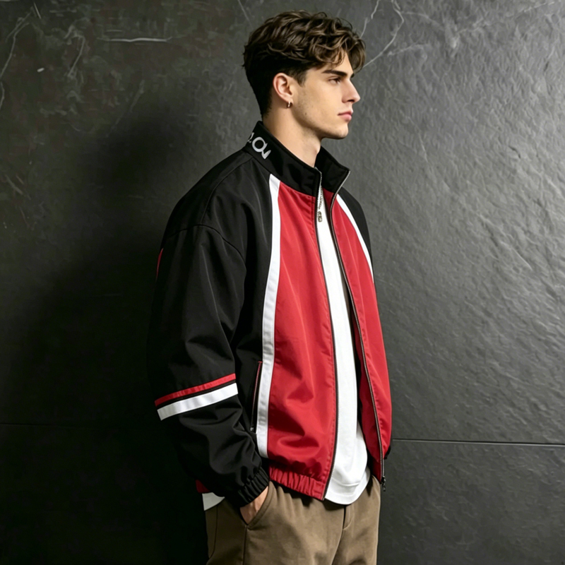 UETEEY Giacca Bomber da Uomo S - Varsity Jacket Letterman recensione e prezzo