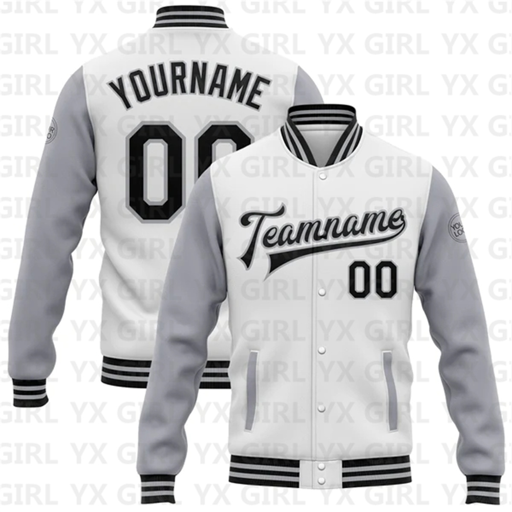 Personalizzato bianco Teal gri - Varsity Jacket Letterman recensione e prezzo