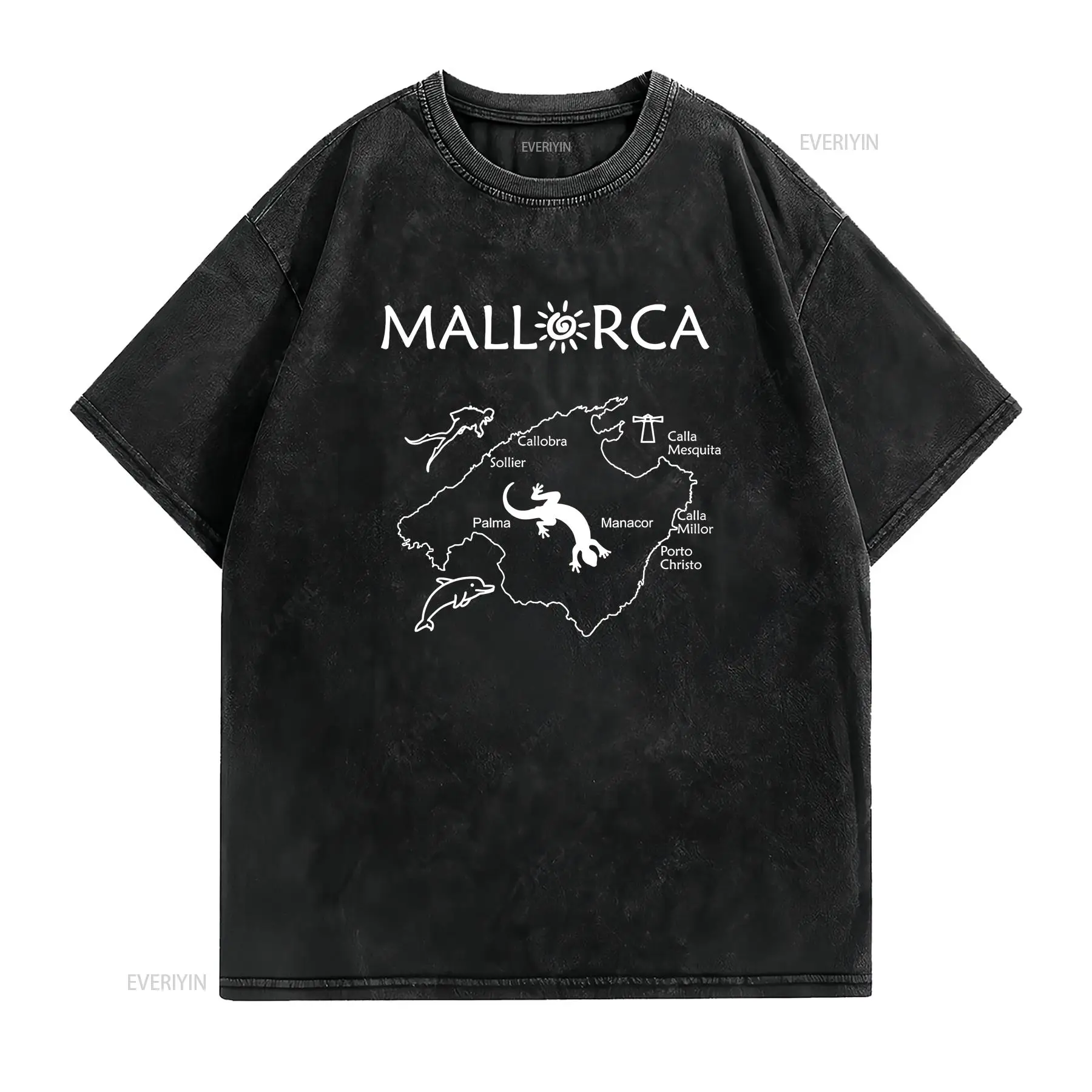 T-shirt con mappa di Maiorca,  - Men'S Fashion Guide recensione e prezzo