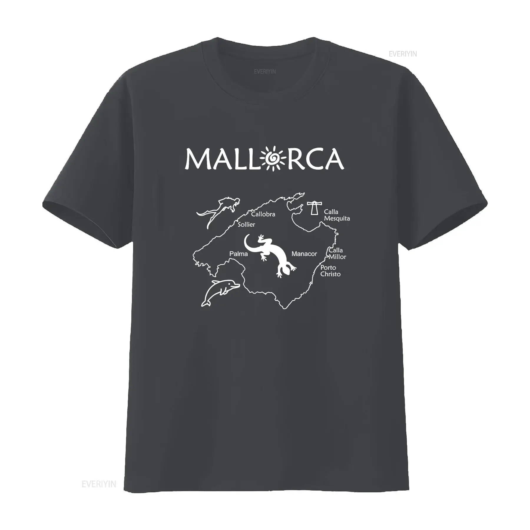 T-shirt con mappa di Maiorca,  - Men'S Fashion Guide recensione e prezzo