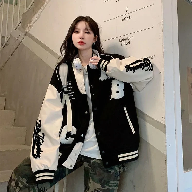 Y2k Giacca bomber in lana di a - Varsity Jacket Letterman recensione e prezzo