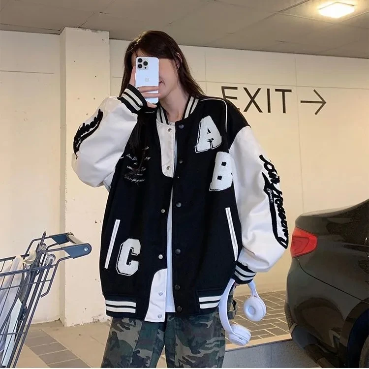 Y2k Giacca bomber in lana di a - Varsity Jacket Letterman recensione e prezzo