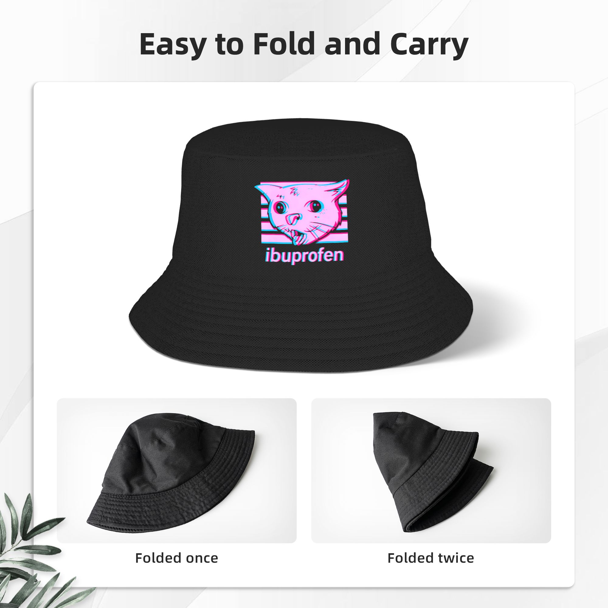 Divertente cappello da pescato - Mens Fashion Bucket Hat recensione e prezzo