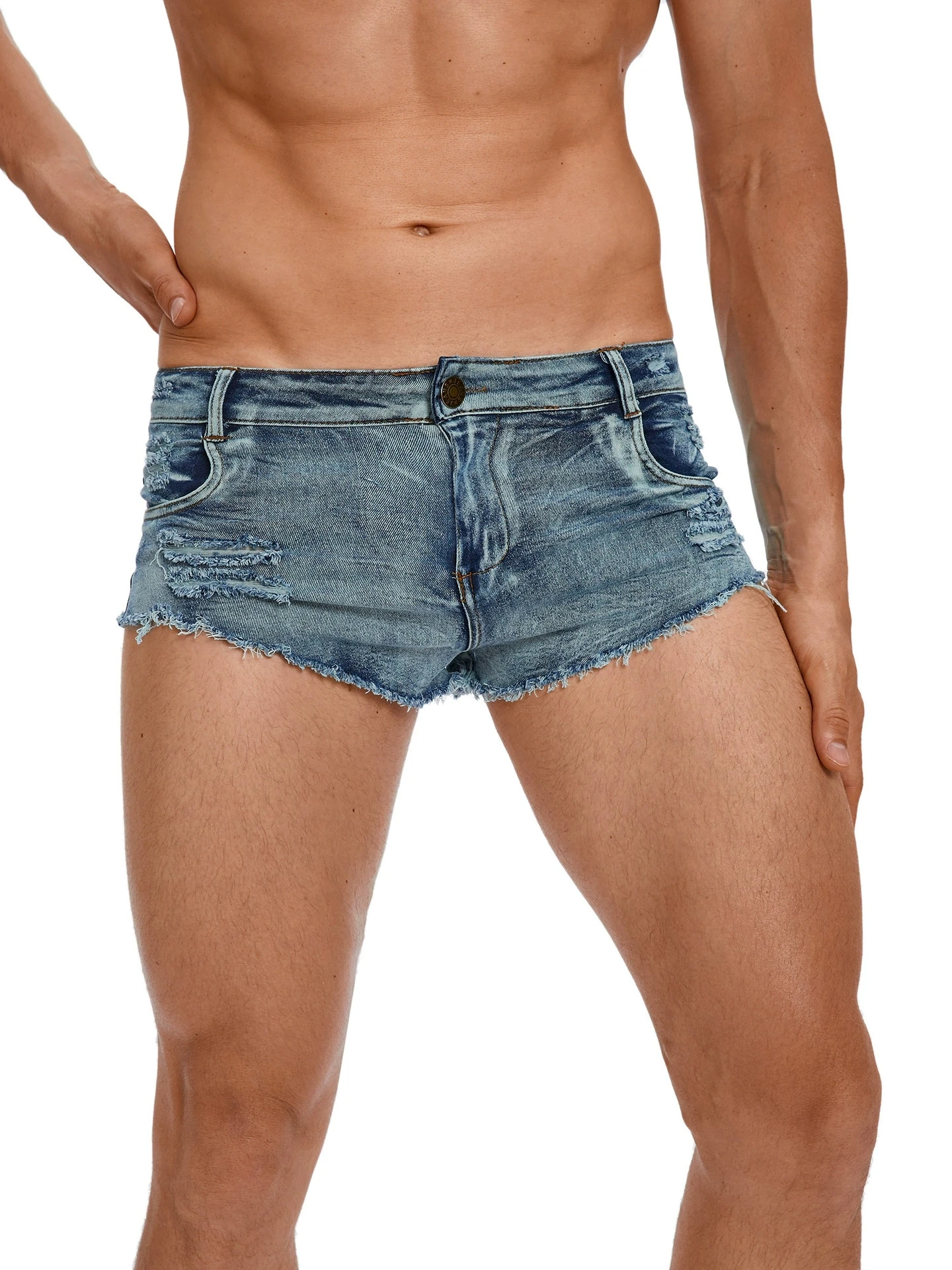 Pantaloncini Jeans da Uomo a V - Men'S Fashion Jeans recensione e prezzo