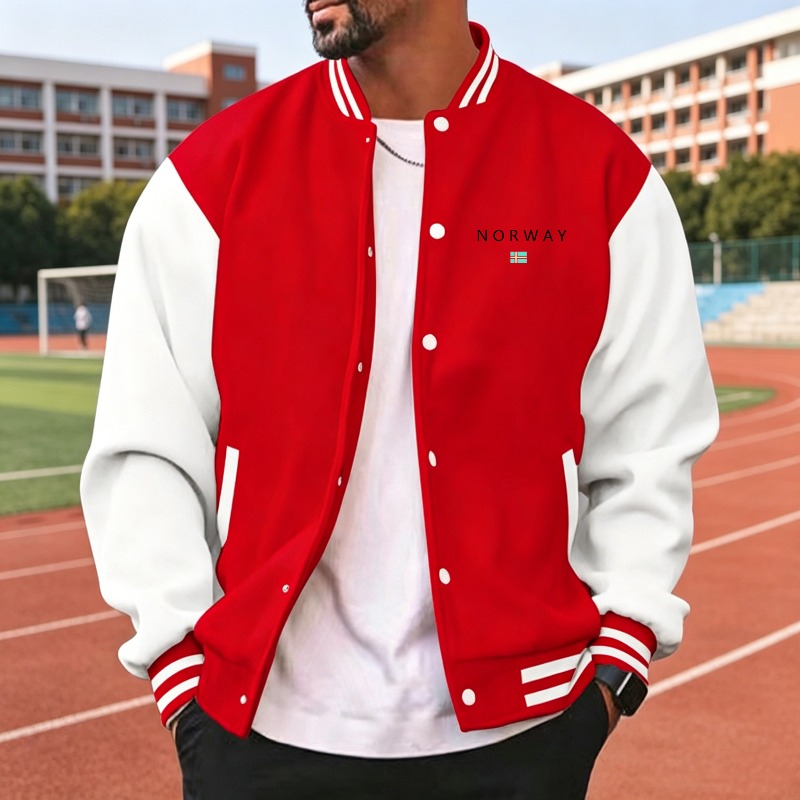 Giacca Varsity da Uomo Bicolor - Varsity Jacket Letterman recensione e prezzo