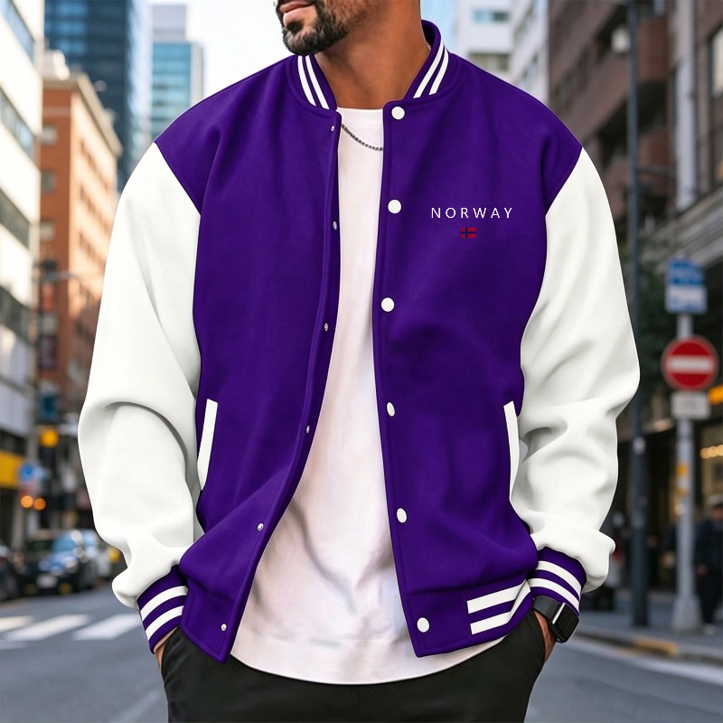 Giacca Varsity da Uomo Bicolor - Varsity Jacket Letterman recensione e prezzo