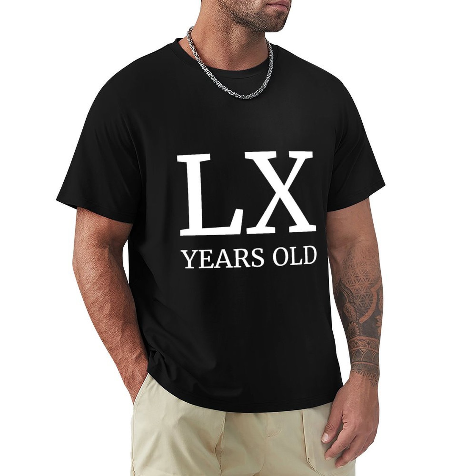 T-shirt LX Years Old Latin per - Men'S Fashion For 60 Year Old recensione e prezzo