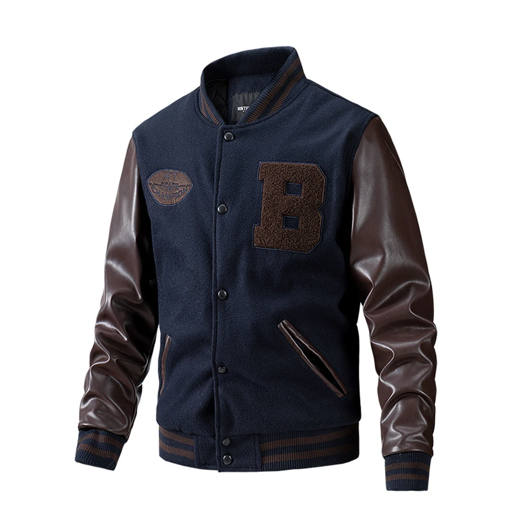Giacca college da uomo con man - Varsity Jacket Letterman recensione e prezzo