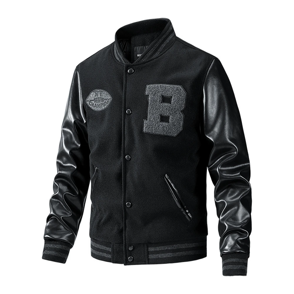 Giacca college da uomo con man - Varsity Jacket Letterman recensione e prezzo