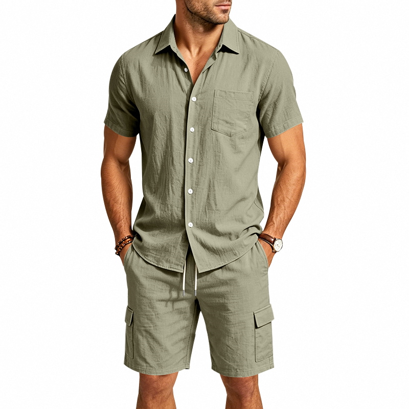 Completo Estivo da Uomo in Lin - Linen Shirt Summer recensione e prezzo